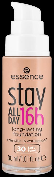 Actual product image essence Foundation Stay All Day 16h Long-Lasting 30 Soft Sand (30 Soft Sand)