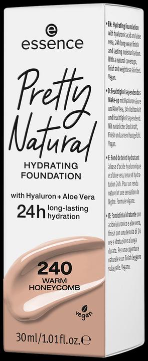 Produktbild essence Pretty Natural Hydrating Foundation (240 Warm Honeycomb)