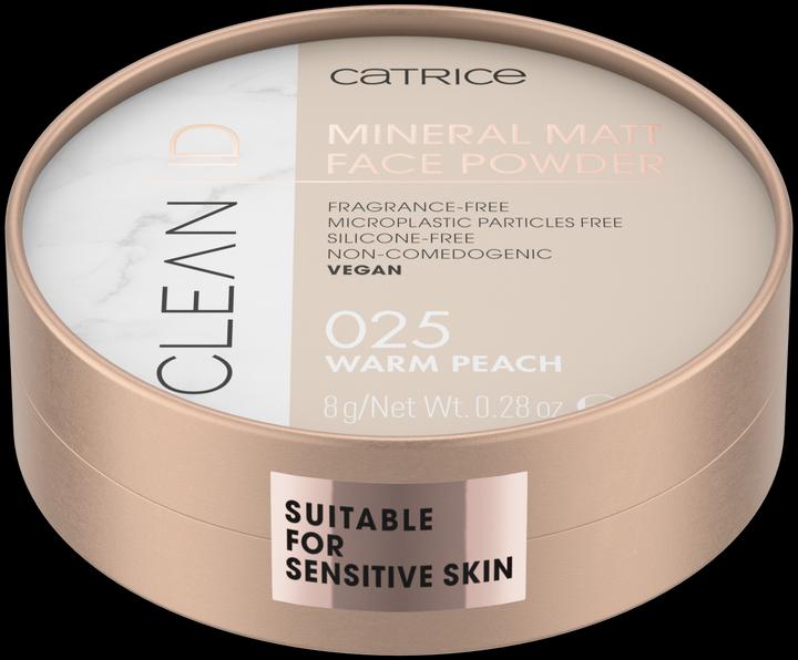 Produktbild Catrice Clean Id Mineral Matt Face Powder (025 Warm Peach)