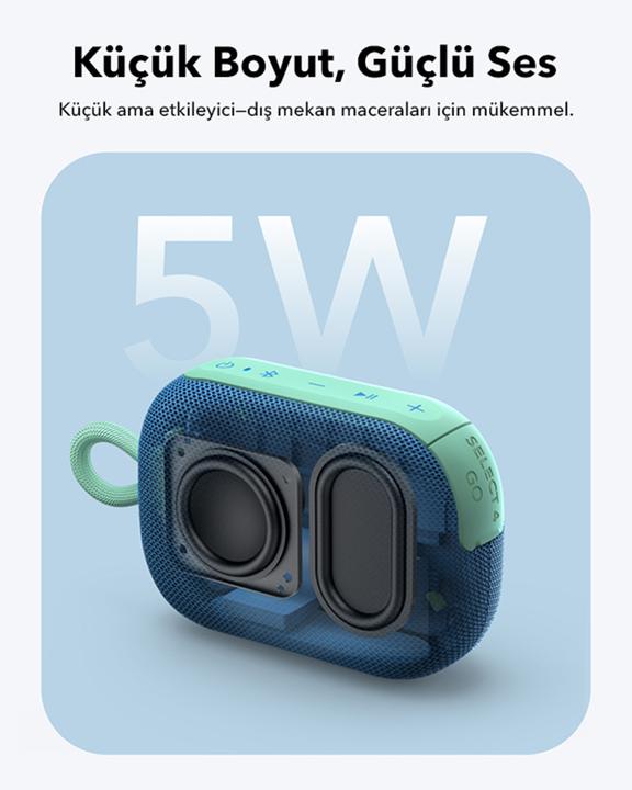 Immagine prodotto soundcore Select 4 Go Mavi (18 h, Porta USB)