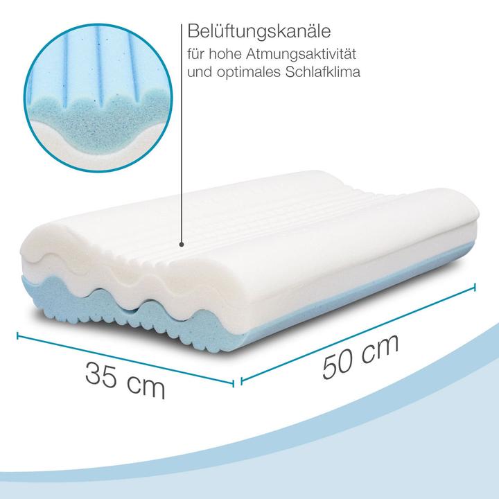 Produktbild Bestschlaf Nackenstützkissen »Premium De Luxe« (50 x 35 cm)