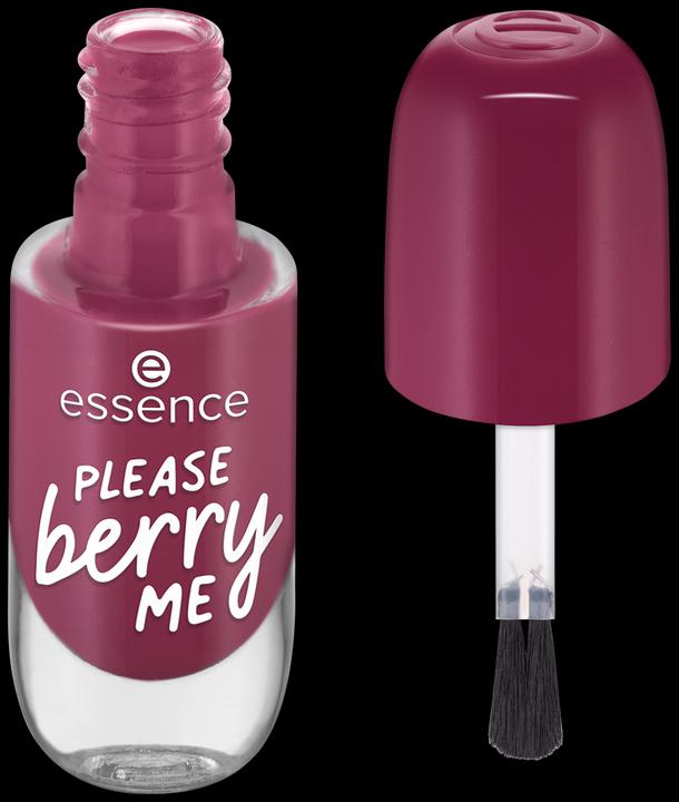 Actual product image essence Nail polish Gel Nail 20 PLEASE berry ME (20 PLEASE berry ME, Gel-Effect Nail Polish)
