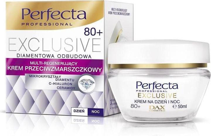 Actual product image DAX Perfecta Exclusive 80+ multi-regenerating strong anti-wrinkle day and night cream 50ml (50 ml, 24h cream)