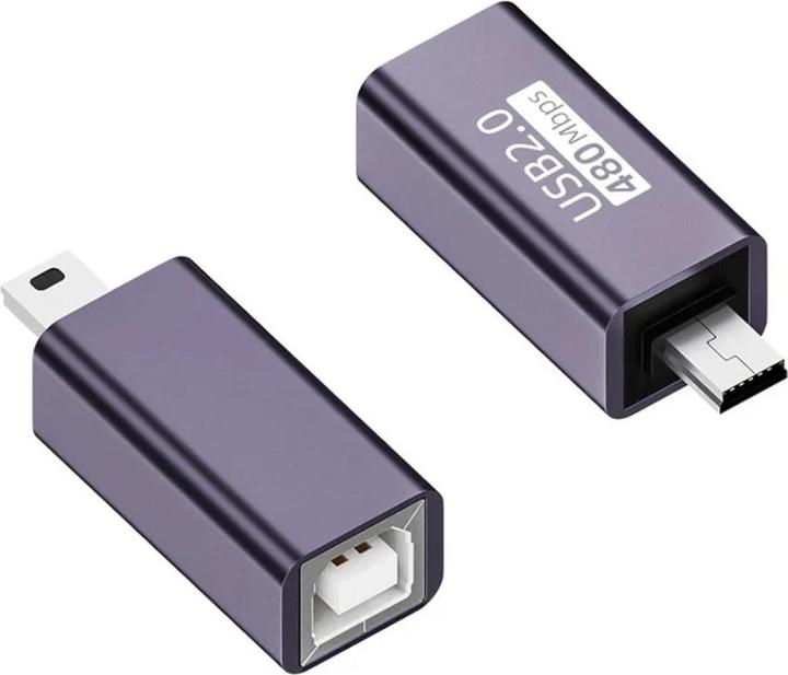 Immagine prodotto PowerGuard Adattatore da presa USB B 2.0 (femmina) a Mini USB 2.0 (maschio) (USB 2.0)