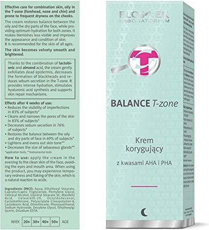Image du produit Floslek Crème visage correctrice Balance T-Zone 50ml (50 ml, Crème 24h)
