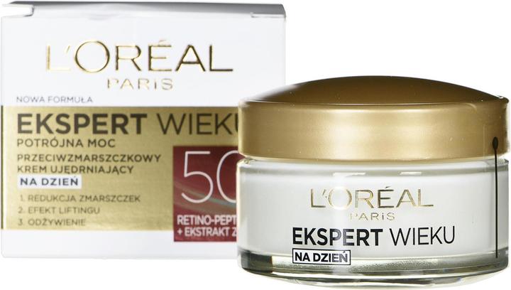 Produktbild L'Oréal Paris L'Oréal Age Specialist Ekspert Age 50+ anti-wrinkle firming day cream 50ml (50 ml, Tagescreme)