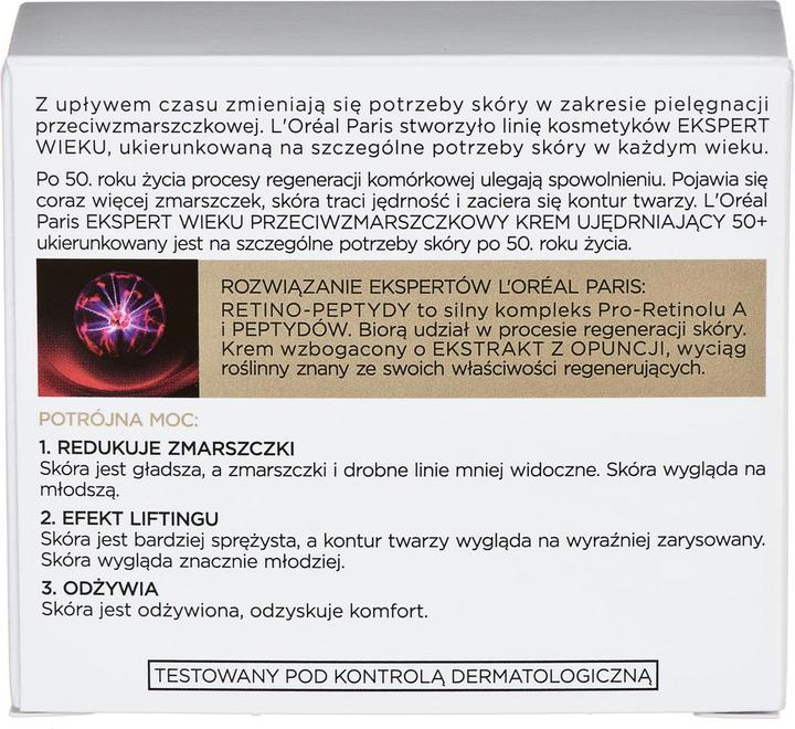 Produktbild L'Oréal Paris L'Oréal Age Specialist Ekspert Age 50+ anti-wrinkle firming day cream 50ml (50 ml, Tagescreme)