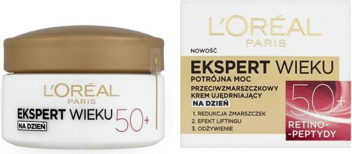 Produktbild L'Oréal Paris L'Oréal Age Specialist Ekspert Age 50+ anti-wrinkle firming day cream 50ml (50 ml, Tagescreme)