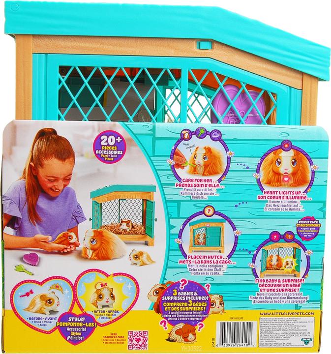 Produktbild Little Mama Surprise mit Stall und 3 Überraschungsbabys (22.30 cm)