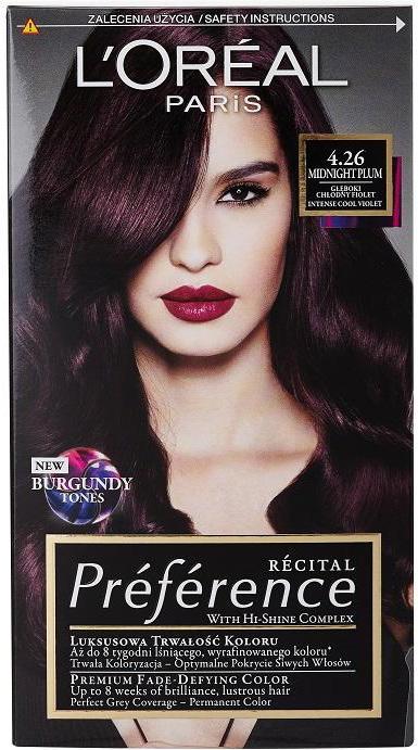 Immagine prodotto Plum L'Oréal Preference Tintura per capelli 4.26 Viola freddo profondo (4,26 Prugna di mezzanotte)