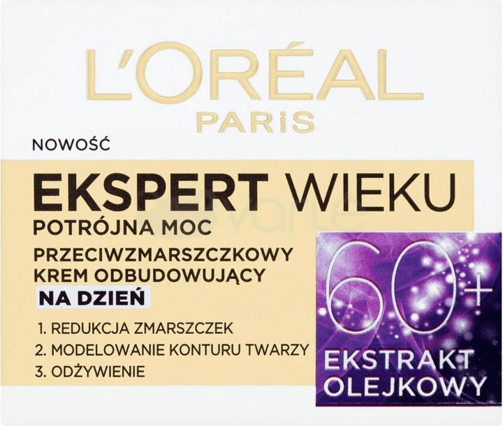 Produktbild L'Oréal Paris L'Oréal Age Specialist Expert Age 60+ anti-wrinkle rebuilding cream for the day 50ml (50 ml, Tagescreme)