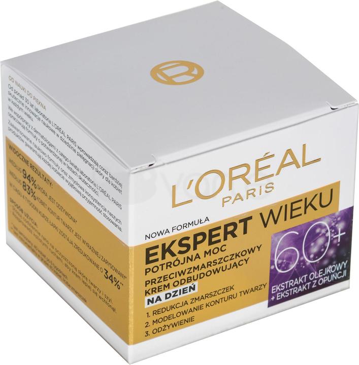 Produktbild L'Oréal Paris L'Oréal Age Specialist Expert Age 60+ anti-wrinkle rebuilding cream for the day 50ml (50 ml, Tagescreme)
