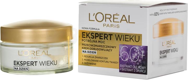 Produktbild L'Oréal Paris L'Oréal Age Specialist Expert Age 60+ anti-wrinkle rebuilding cream for the day 50ml (50 ml, Tagescreme)