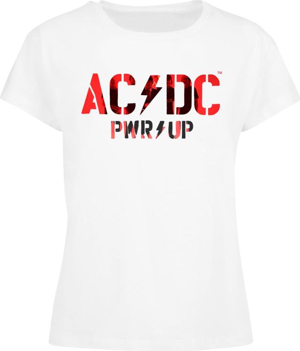 Actual product image Merchcode Ladies ACDC - PWRUP Photo Logo Box Tee - 165701 (XL)