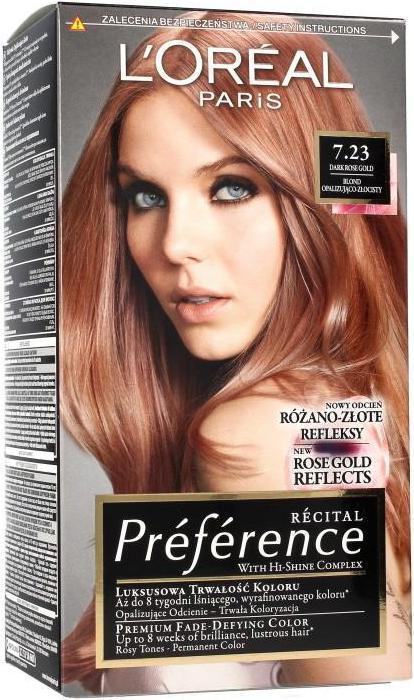 L'Oréal Paris Preference (7.23 Dark Rose Gold)