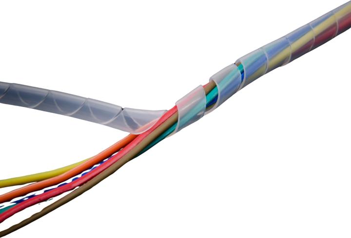Immagine prodotto Purecrea 1m Spirale di protezione del cavo 4mm trasparente SWB-04 (Tubo a spirale per cavi, 100 cm)