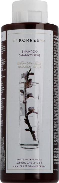 Actual product image Korres Almond & Linseed (250 ml, Liquid shampoo)