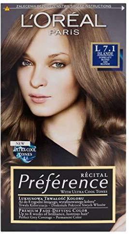 Produktbild L'Oréal Paris L'Oréal Preference hair dye L 7.1 Iceland (7.1 Islande)