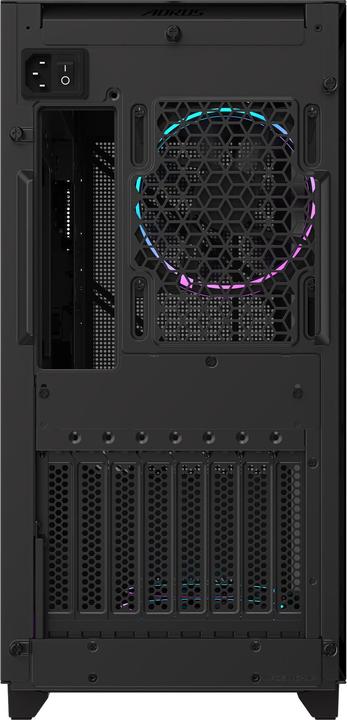 Actual product image Gigabyte AC400G PC Case Full-Size Tempered Glass Side Panel With 2xUSB 3.0 Pre-installed 4 ARGB & PW (ATX)