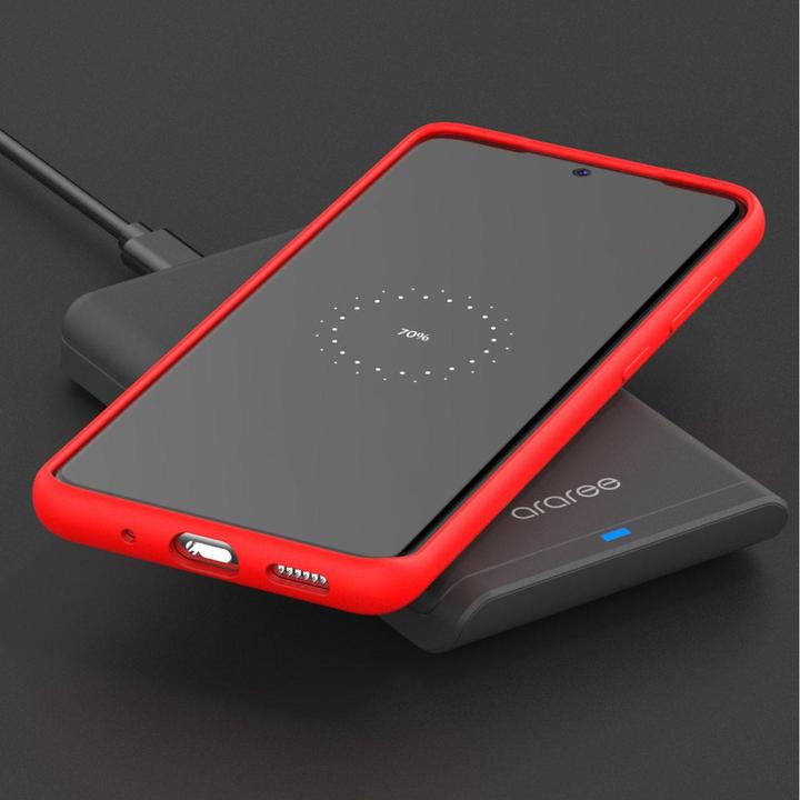 Actual product image Araree Case Typo Skin Apple iPhone 11 Pro Max red (Apple iPhone 11 Pro Max)