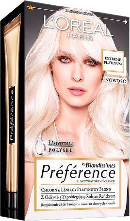 Actual product image L'Oréal Paris L'Oréal Les Blondissimes Preference Hair Dye Extreme Platinum (Extreme Platinum)