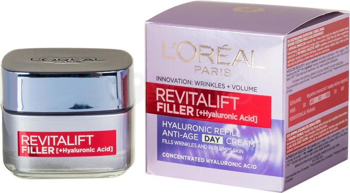 Productafbeelding L'Oréal Paris L'Oréal Revitalift Filler (HA) gezichtscrème met hyaluronzuur 50ml (50 ml, Dagcrème)