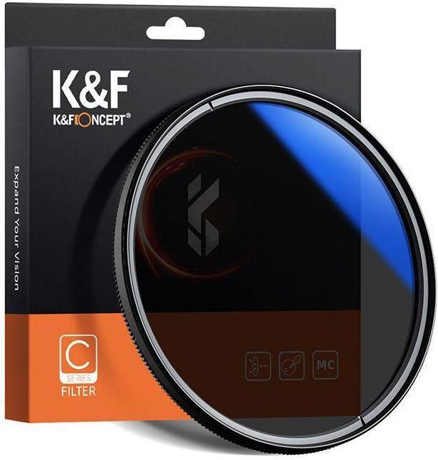 Actual product image K&F Concept classic thin MC CPL polarizing filter (58 mm) KF01.1437 (58 mm, Polarizing filter)