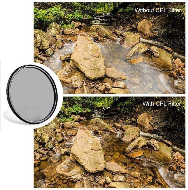 Actual product image K&F Concept classic thin MC CPL polarizing filter (58 mm) KF01.1437 (58 mm, Polarizing filter)