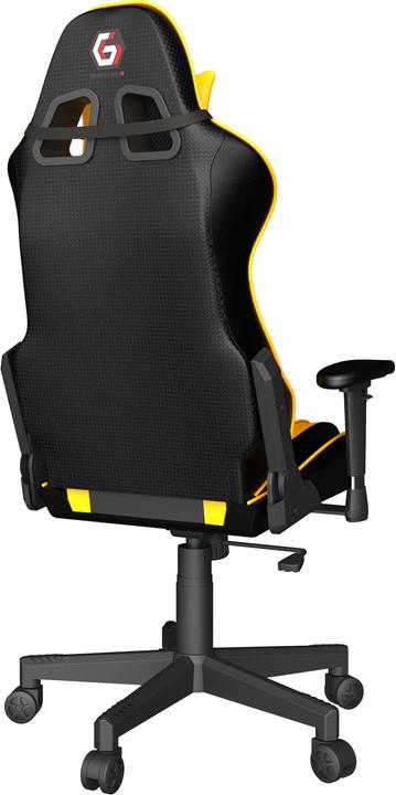 Image du produit Gembird Chaise de jeu SCORPION juodas mesh yellow skin
