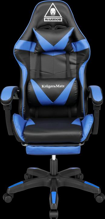 Actual product image Krüger&Matz Gaming chair Gaming chair Warrior GX-150 Gaming Chair, Black-blue