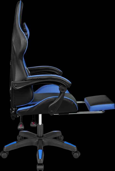 Actual product image Krüger&Matz Gaming chair Gaming chair Warrior GX-150 Gaming Chair, Black-blue