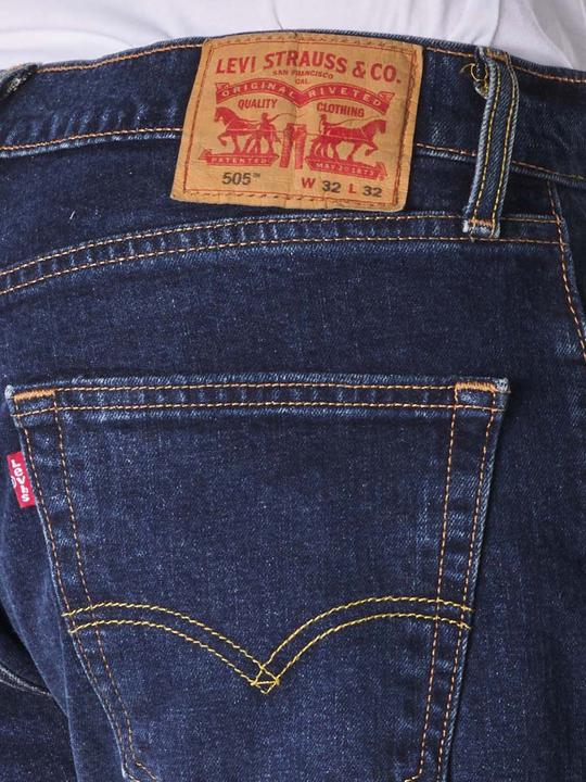 Actual product image Levis 505 Jeans Straight Fit flying bird (W31/L34)