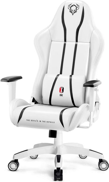 Diablo Gaming stoel X-One 2.0 Gaming Chair Normaal, Wit-zwart
