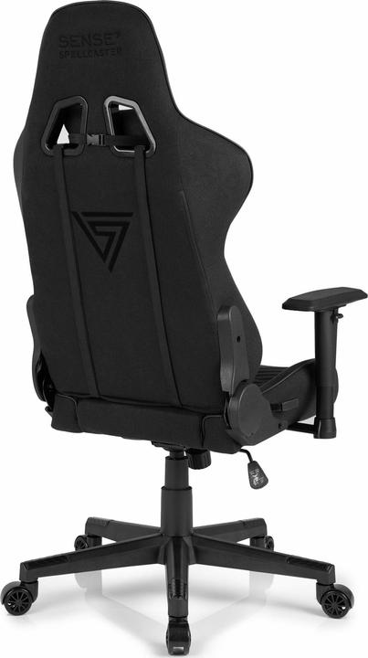 Productafbeelding Sense Gaming Stoel Sense7 Spellcaster stof Gaming Stoel, Zwart
