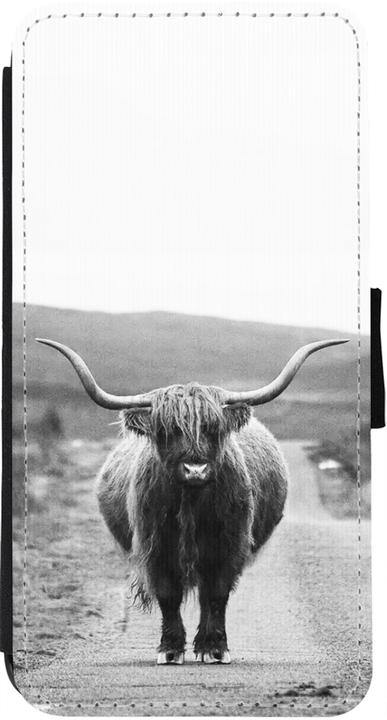 Image du produit PhoneLook Coque Wallet noir Highland cattle (Apple iPhone 12 Pro Max)