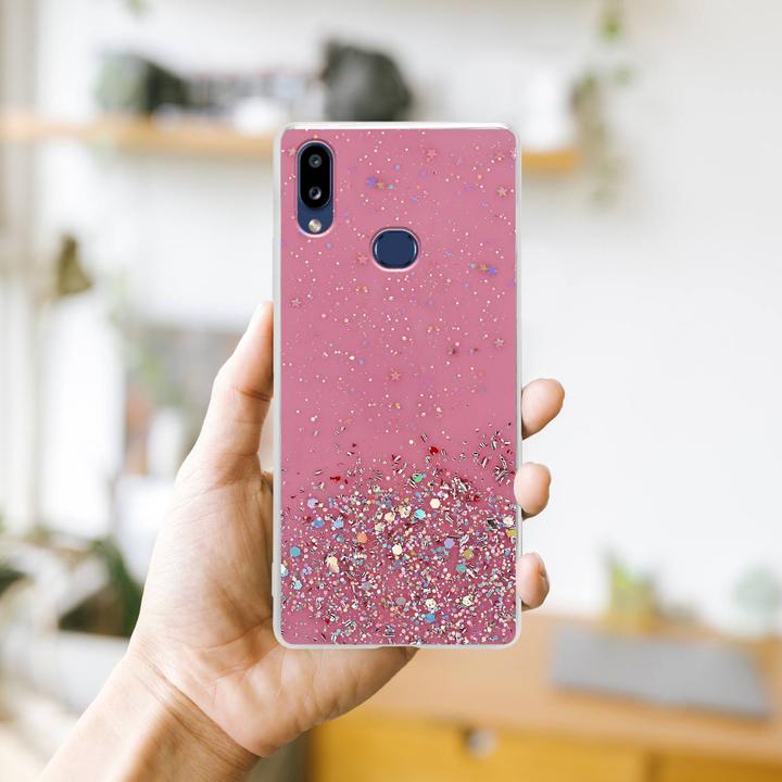 Produktbild Cadorabo TPU Cover funkelnder Glitter (Samsung Galaxy A10s, Samsung Galaxy M01s)