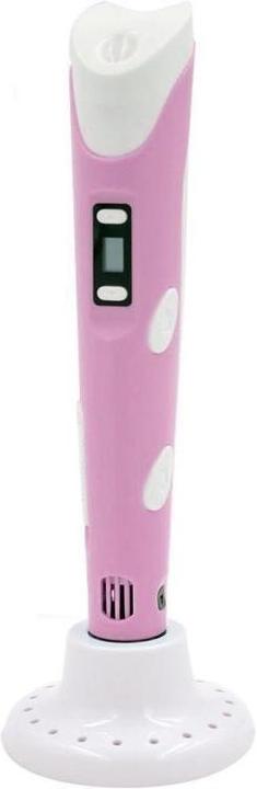 Produktbild Riff Fantasy 3D Pen Print Pen for Kids with 1.75mm ABS / PLA AC Wire Powered by AC Pink (PLA, ABS, 1.75 mm, 120 g, Pink)