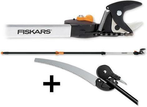 Actual product image Fiskars UP86 telescopic pruner + branch saw