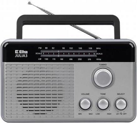 Actual product image Elta Radio Julia 3 silver (FM)