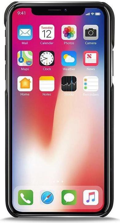 Actual product image Puro Removable faux leather wallet - case for iPhone XR, black (Apple iPhone XR)