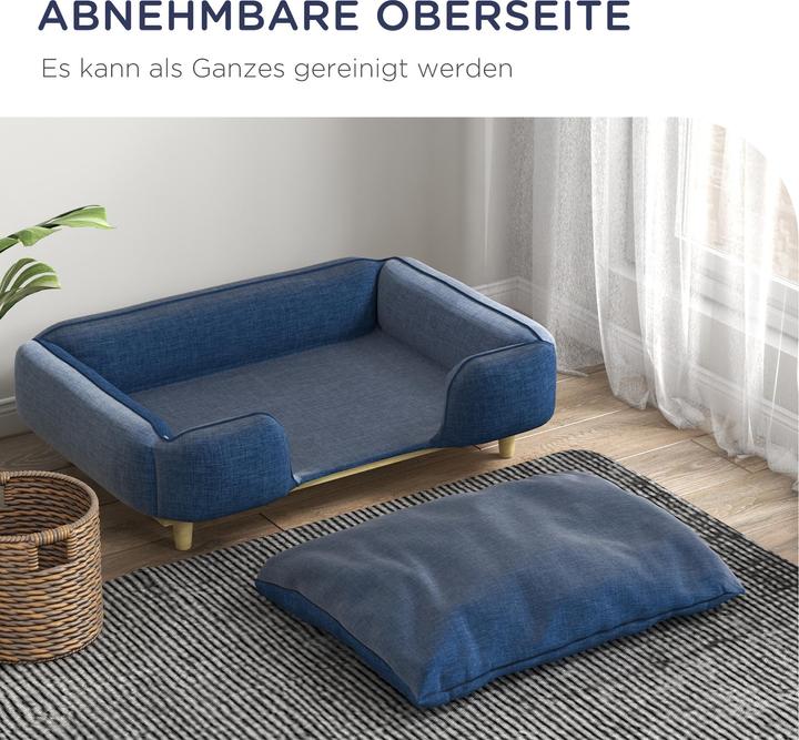 Produktbild PawHut Hundesofa mit abnehmbarem Bezug (Hund)