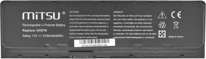 Produktbild Mitsu BATTERY BC/DE-E7240 (DELL 5200 MAH 38 WH) - Batterie - Batterie - Batterie (4 Zellen, 5200 mAh)