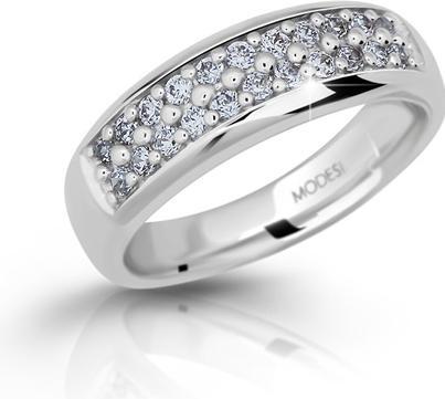 Actual product image Modesi Shimmering silver ring with cubic zirconia M11083 - Circuit: 50 mm (50)