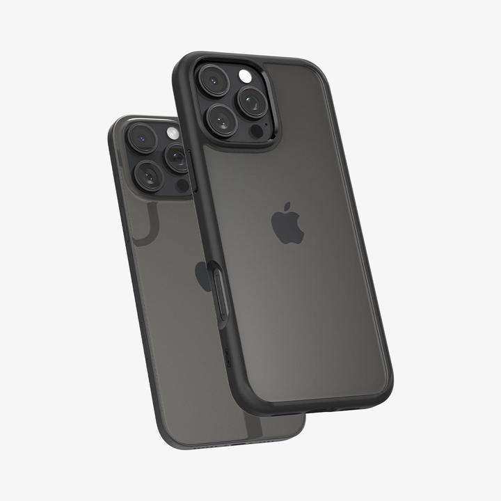 Actual product image Spigen Crystal Hybrid Case iPhone 16 Pro Max Matte Black (Apple iPhone 16 Pro Max)