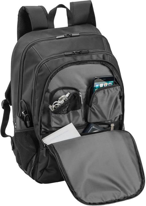 Image du produit Pedea Sac à dos "First One" 17.3" (43,9cm), noir/gris