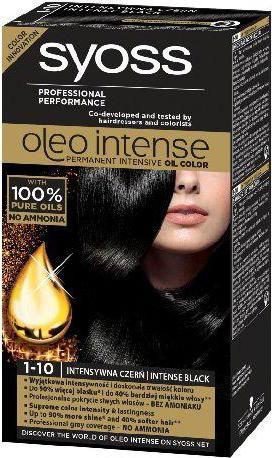 Image du produit Syoss Oleo Intense Hair Dye 1-10 Noir intense (1-10 Noir intense)