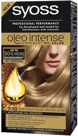 Actual product image Syoss Oleo Intense Hair Dye 7-10 Natural For light hair (7-10 Natural)