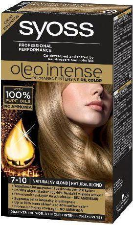 Actual product image Syoss Oleo Intense Hair Dye 7-10 Natural For light hair (7-10 Natural)