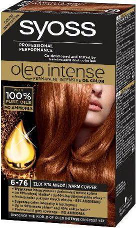 Syoss Oleo Intense Hair Dye 6-76 Gold Copper (6-76 Gold Copper)