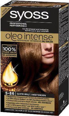 Image du produit Syoss Oleo Intense Hair Dye 5-86 Sweet Brown (5-86 Marron doux)